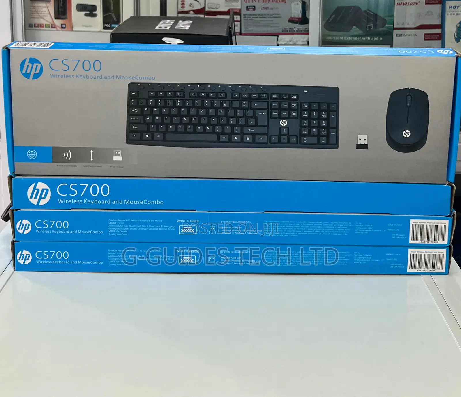 HP Wireless Keyboard and Mouse Combo Cs700