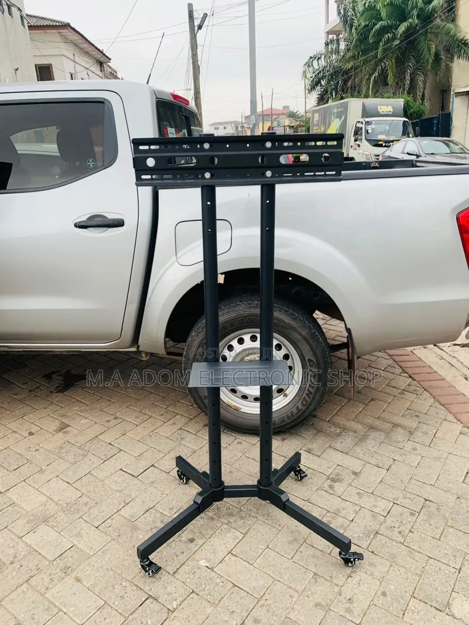 Shop Authentic Mobile Tv Stand With Wheels for 32”-70” Tv.