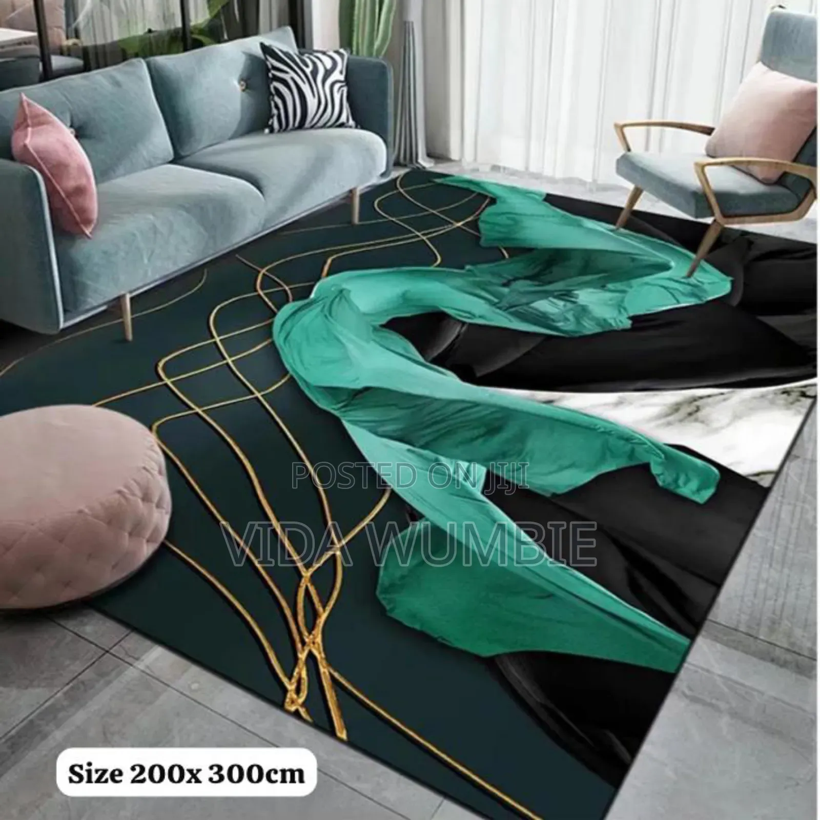 Quality 3D Center Carpet ( 200/300cm )