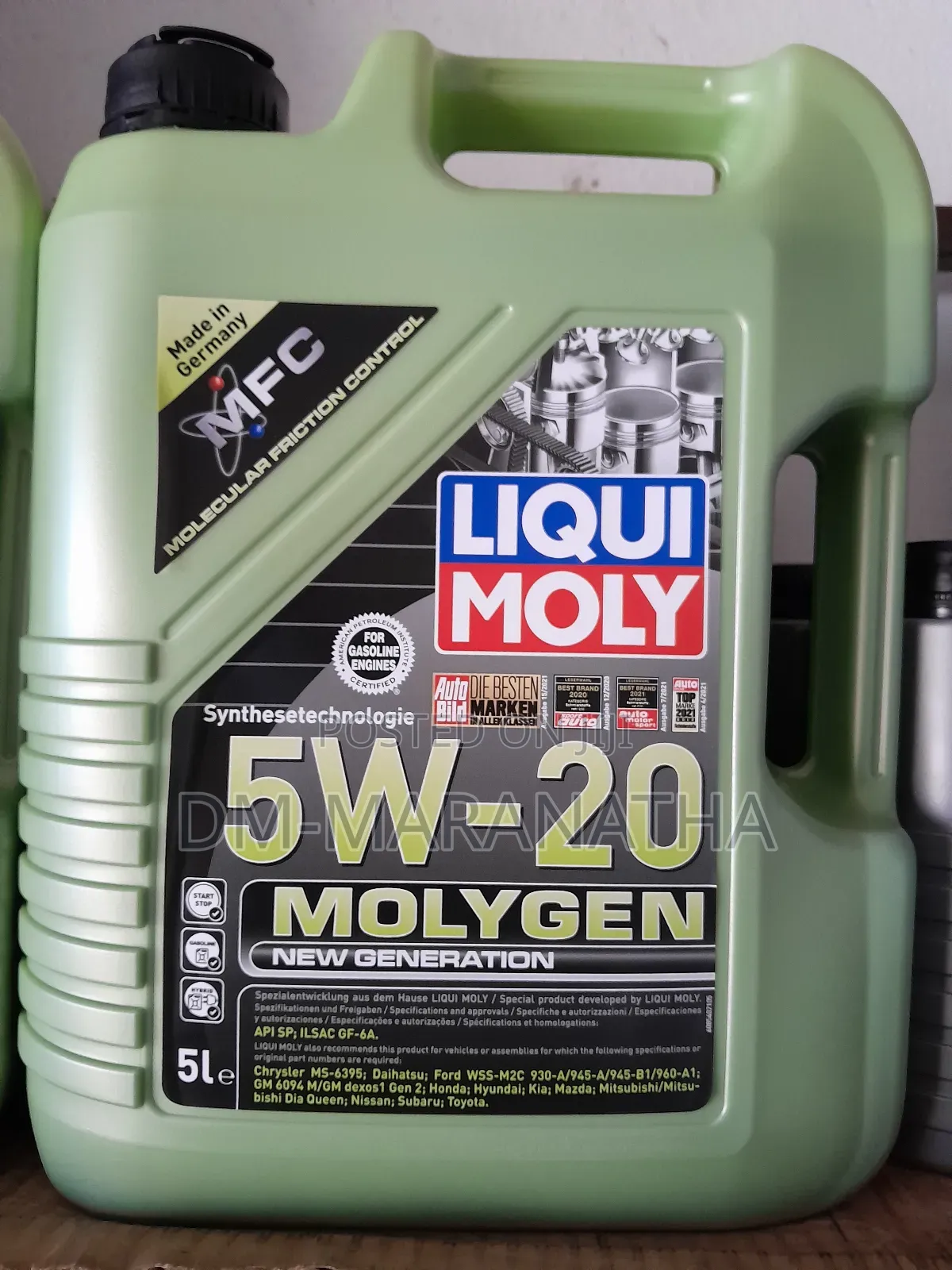 Liqui Moly 5w-20 Molygen Engine Oil