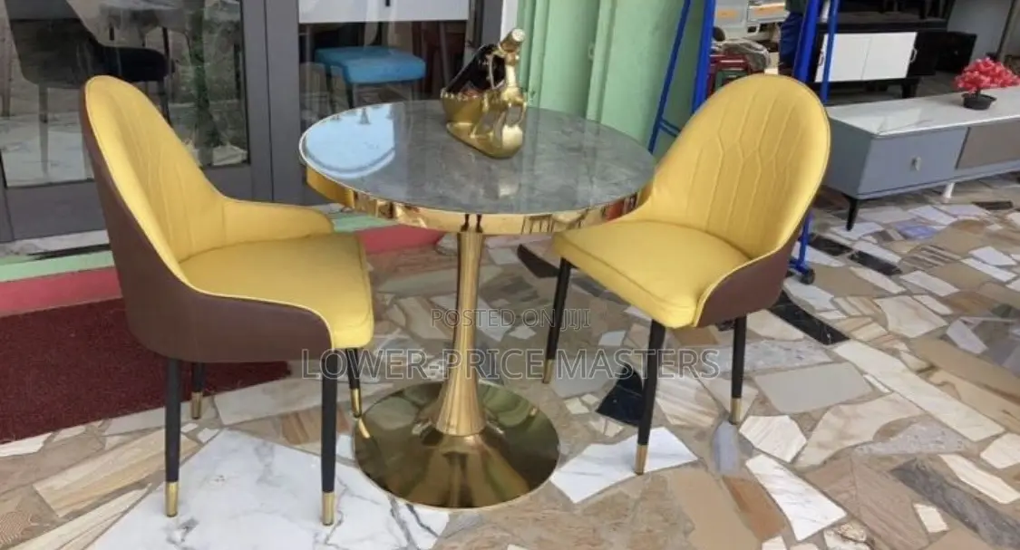 Luxurious Two Chair Dining Table Set