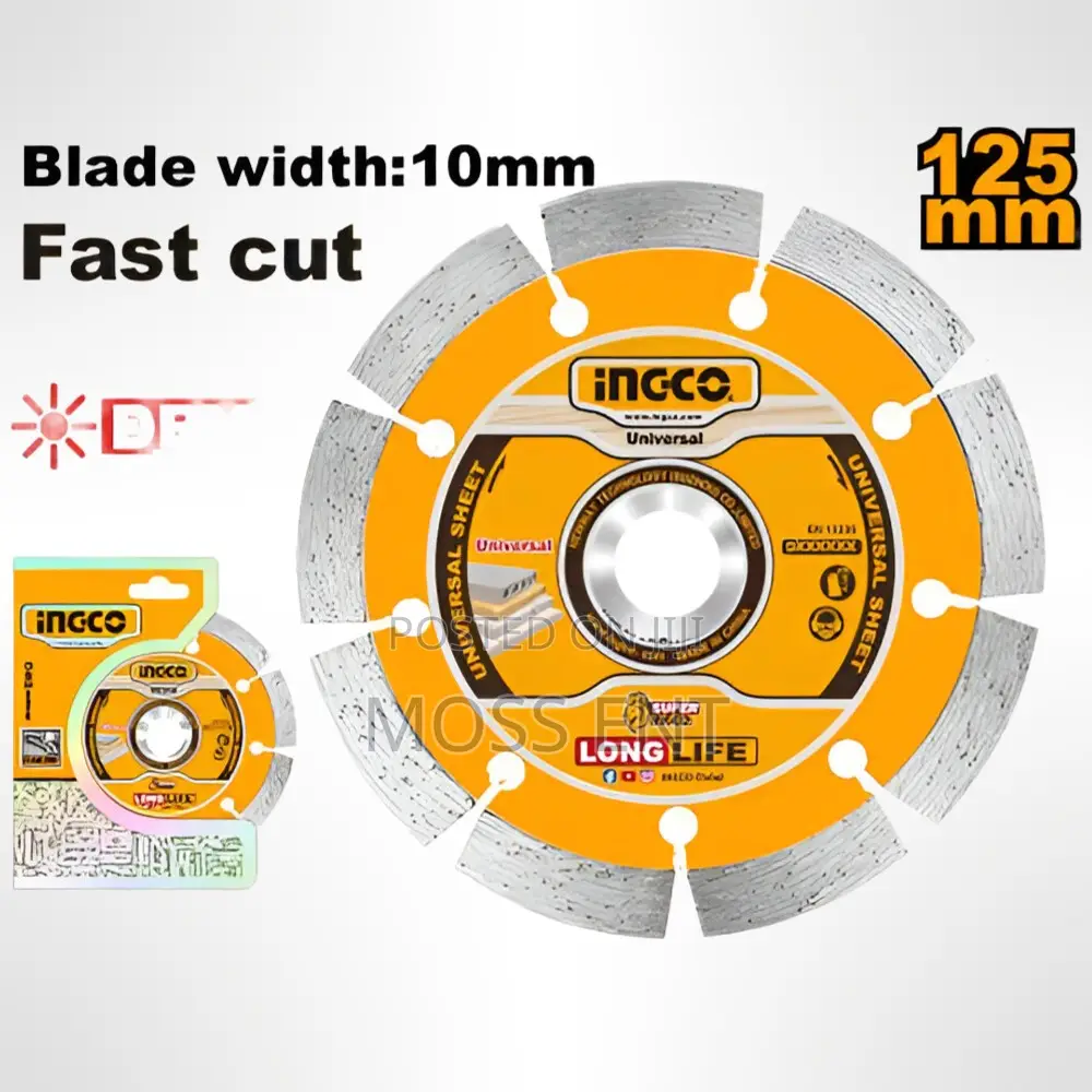 Dry Diamond Disc 5" - 10mm - Dmd011252
