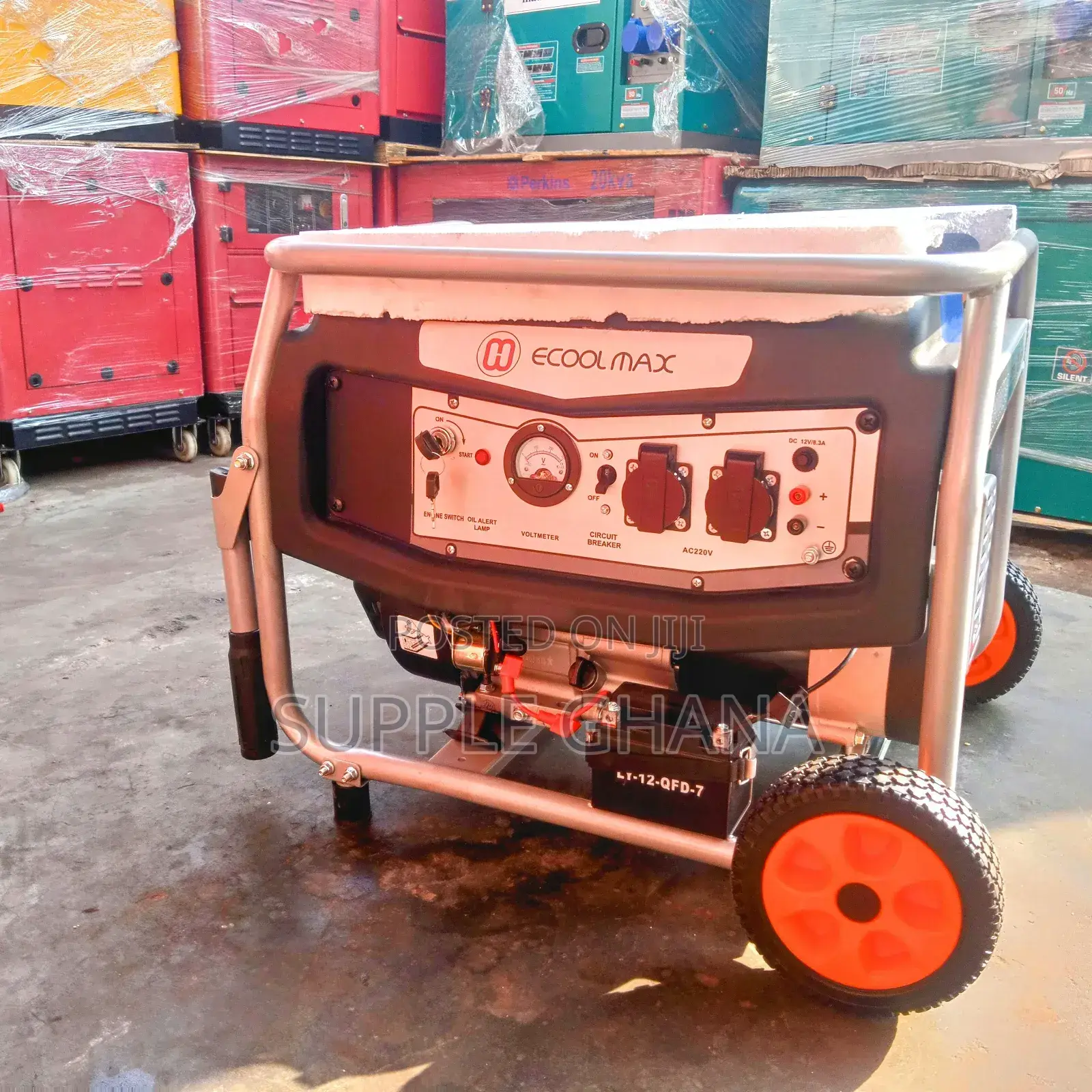 Key Switch Petrol 7.5kva Ecoolmax Generator Powerful Better
