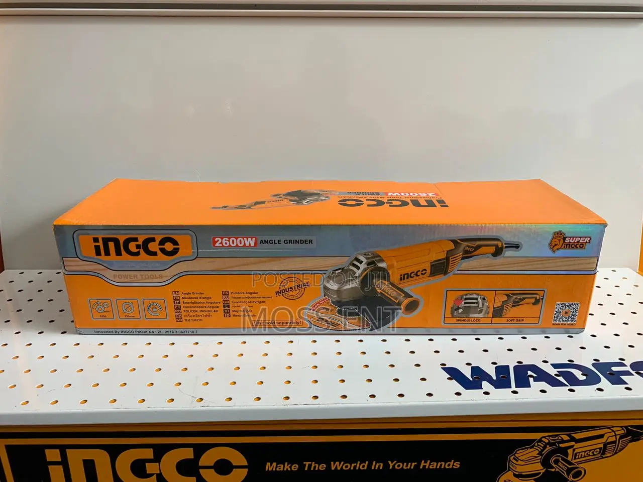 Heavy Duty Angle Grinder 2600w Power + Accs - Ag26008