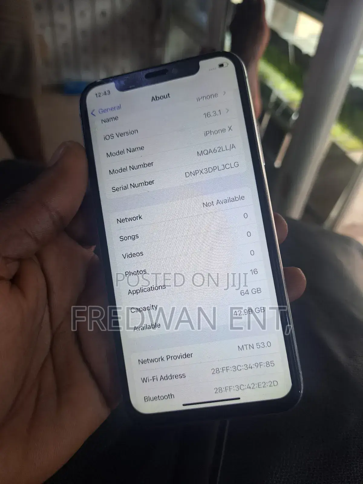Apple iPhone X 64 GB White
