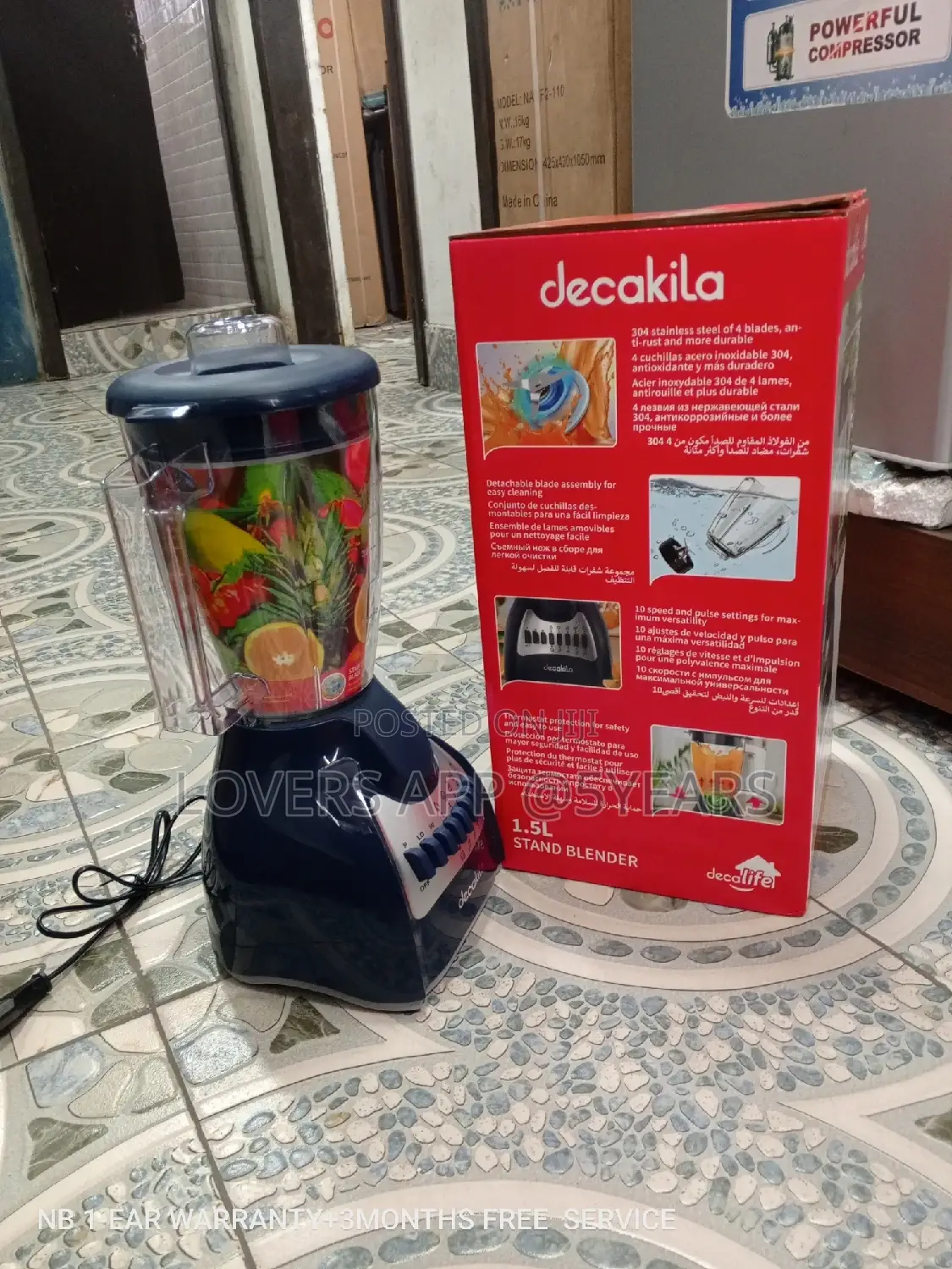 Brand Decakila Stand Blender Stand Blender