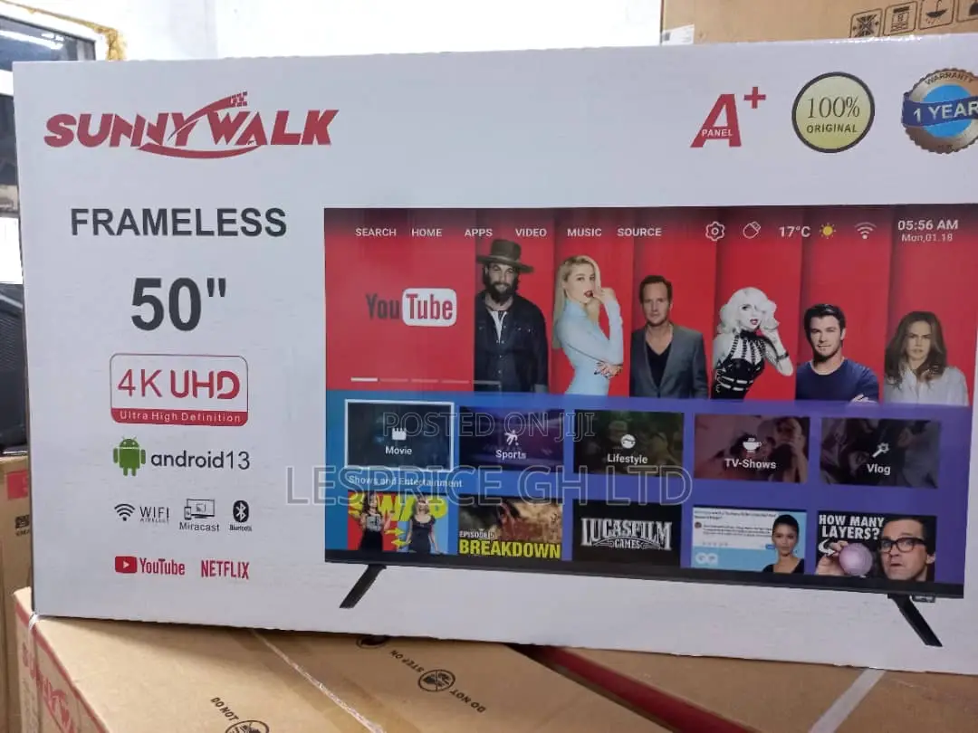 Sunny Walk 50” Android Bluetooth Connectivity