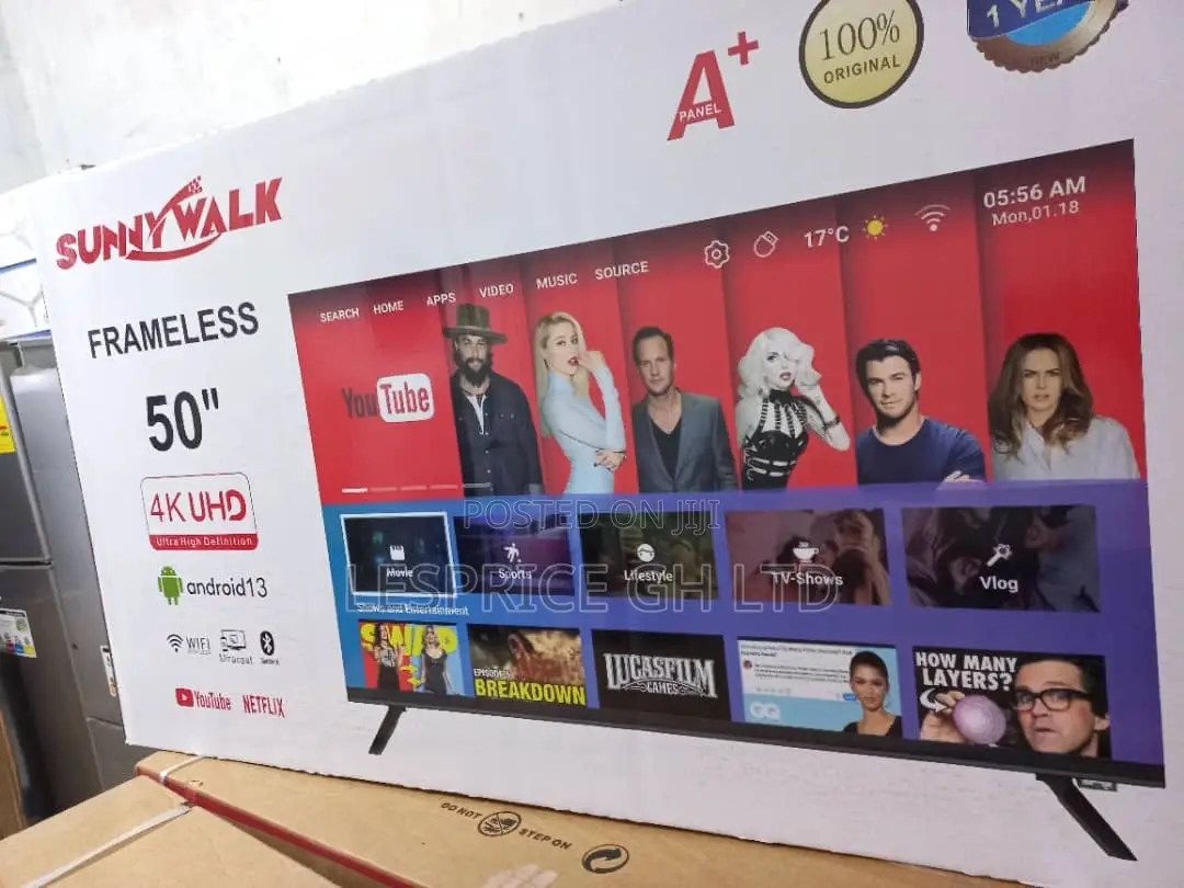 Top Quality ~Sunny Walk 50” Android FHD Tv
