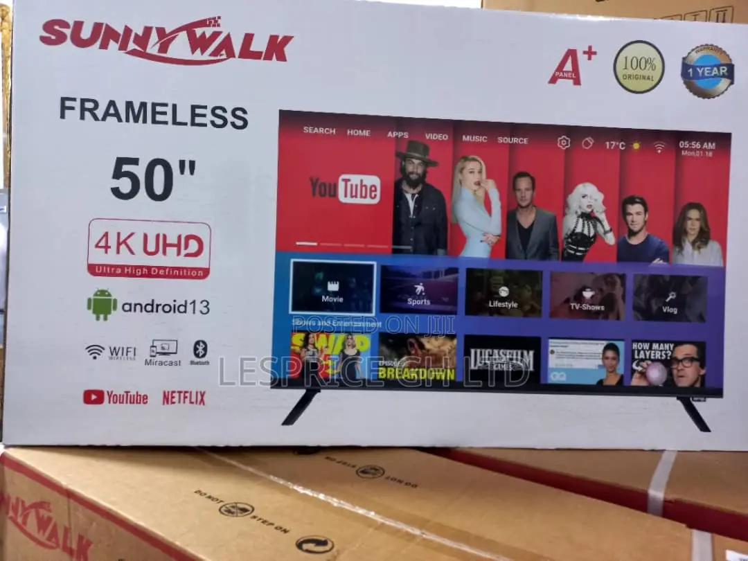 Smart 50” Sunny Walk Bluetooth Tv