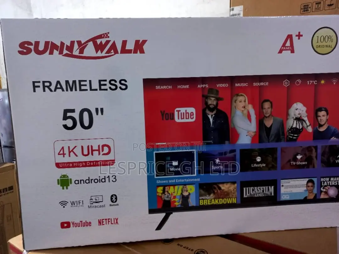Smart 50” Sunny Walk Bluetooth Tv