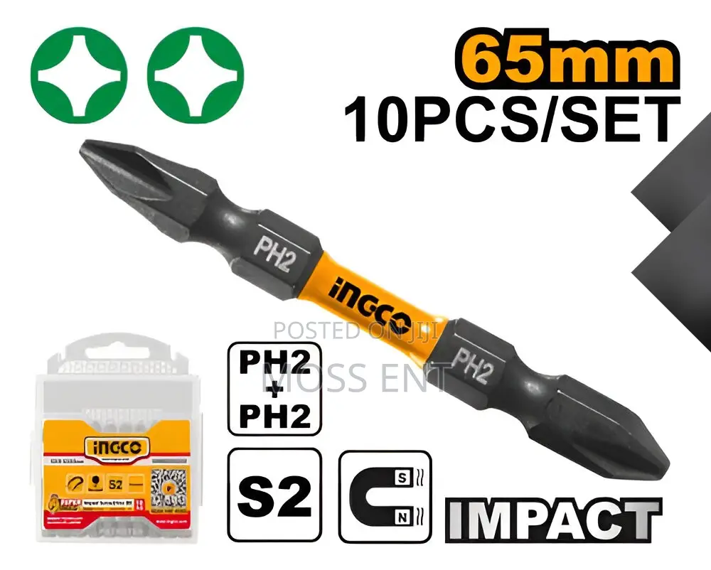 Impact Screwdriver Bits Ph 65mm - Sdbim21ph233
