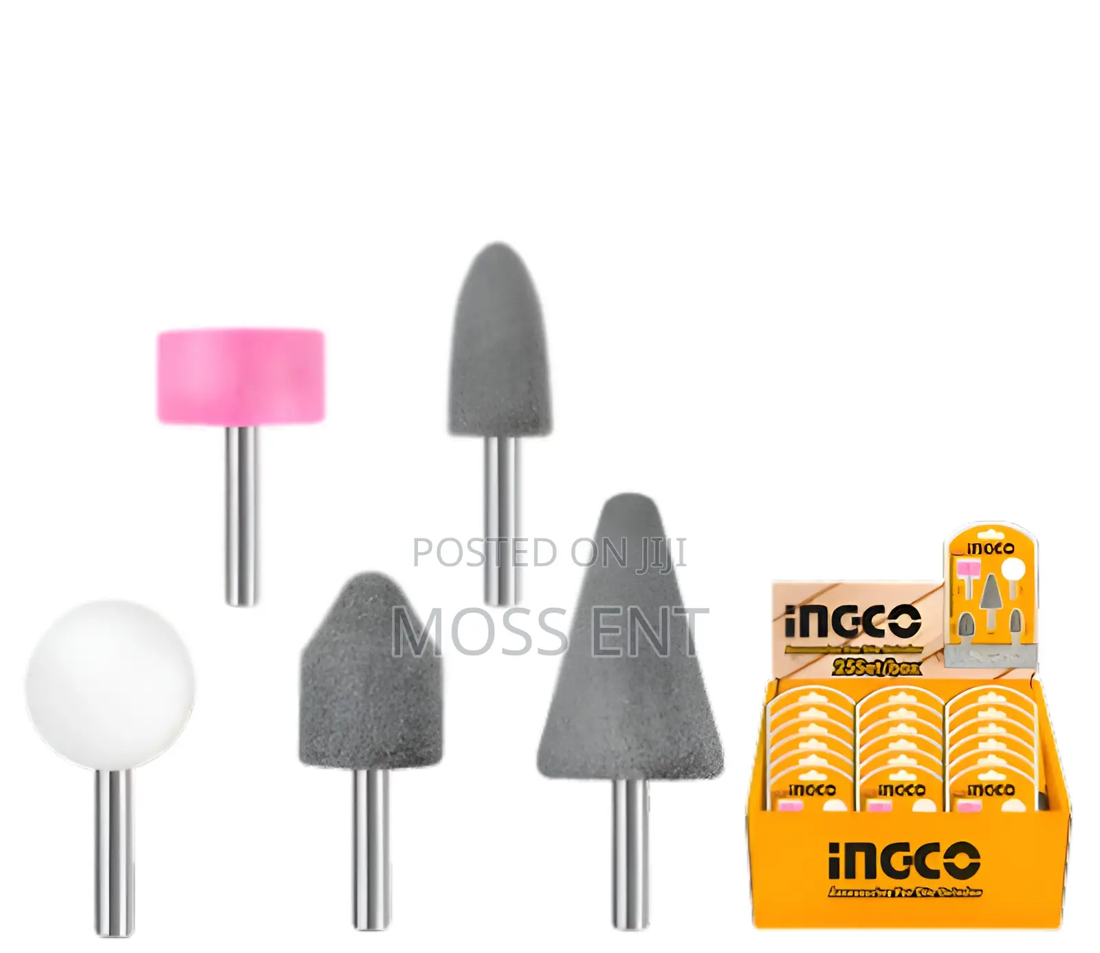 Ingco Accessories for Die Grinder 5pcs Set - Akb0502