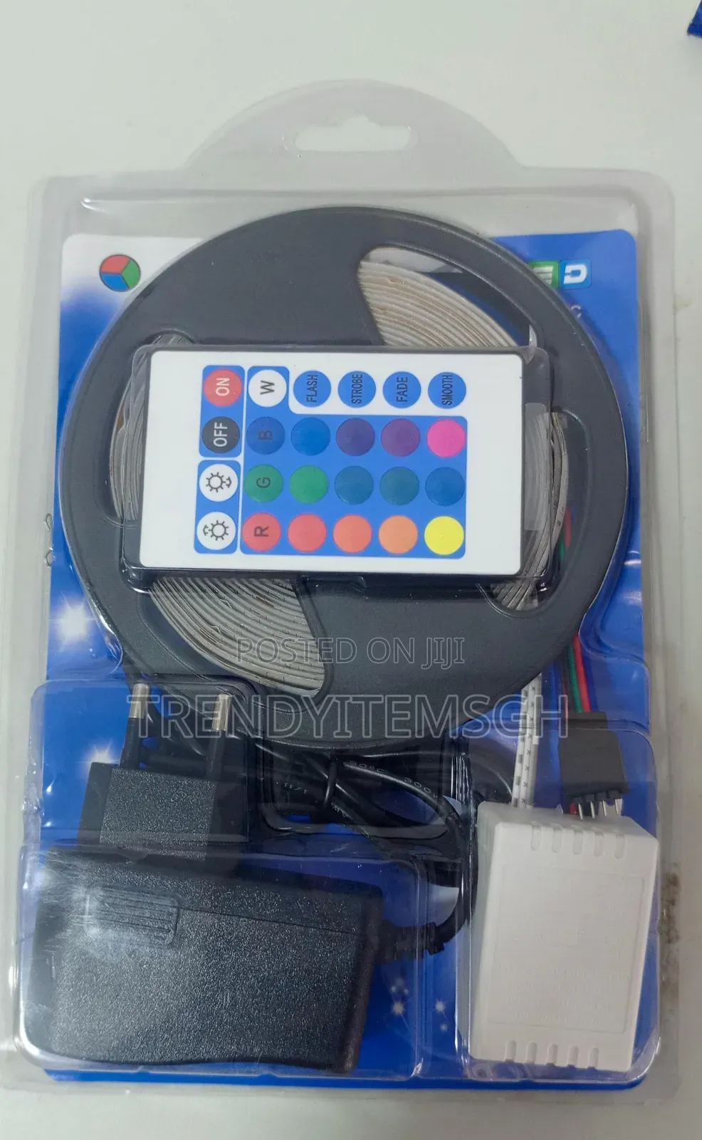 5m RGB Strip Light With Remote Control