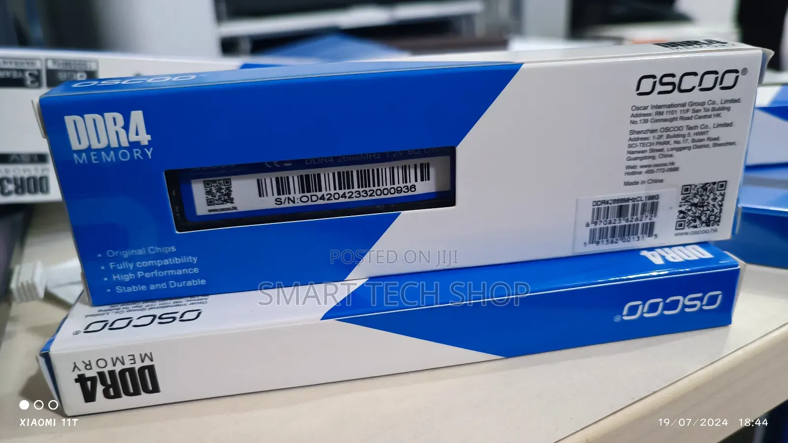 Oscoo Ddr4 2666mghz Desktop Memory Brand New 1 Year Warranty Brand New