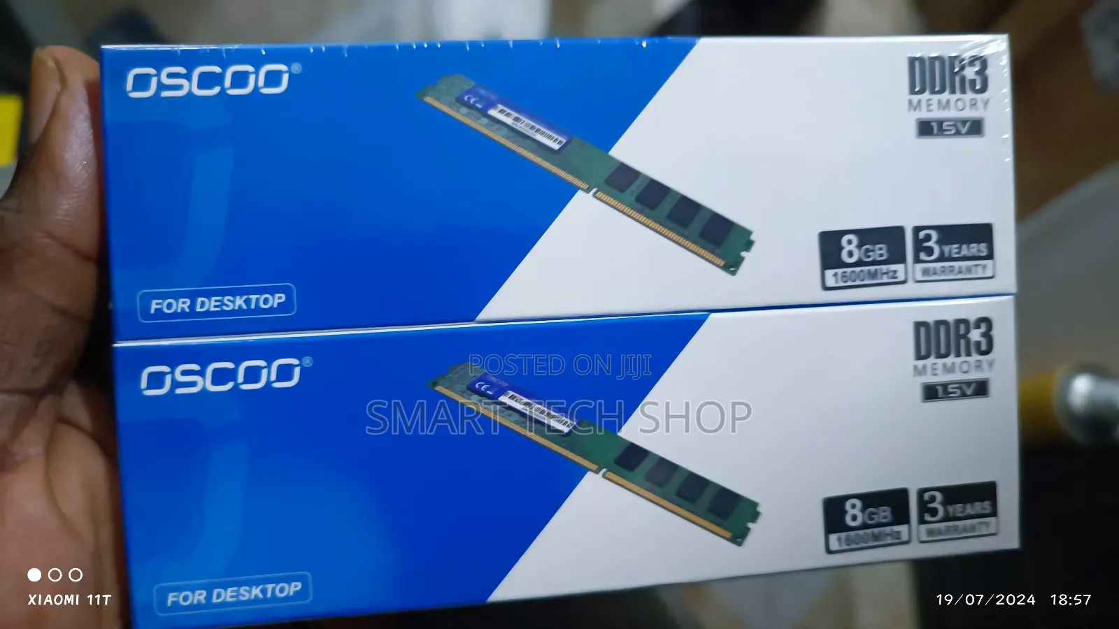 Oscoo Ddr3/Ddr3l 1.5v 1600mghz Pc3 Desktop Ram Memory