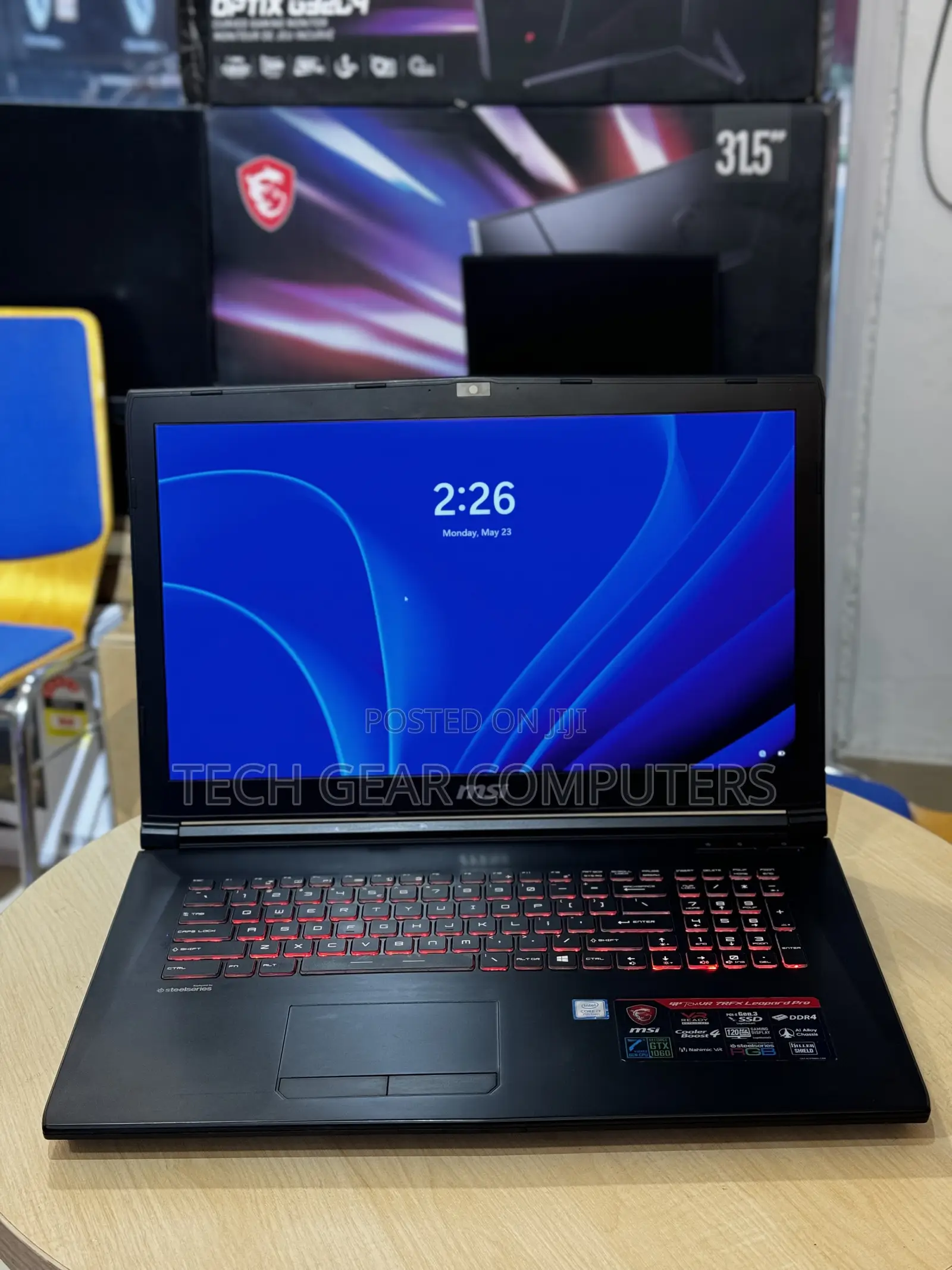 Laptop MSI GP72 7REX Leopard Pro 16GB Intel Core i7 SSD 512GB