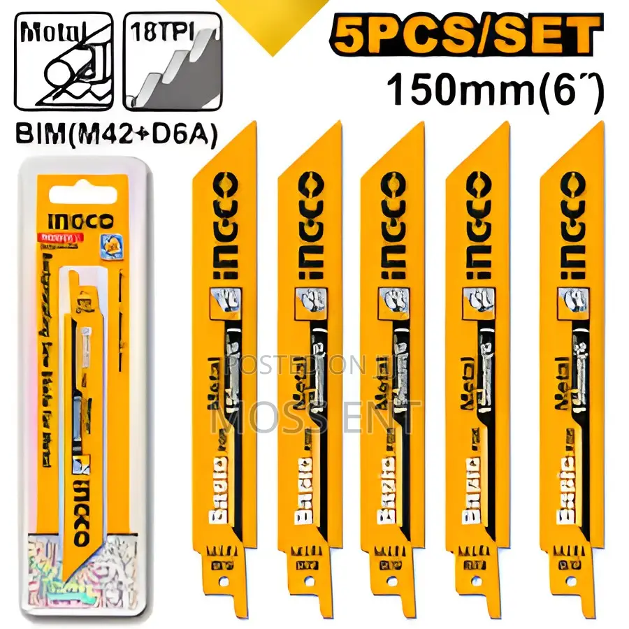 Reciprocating Saw Blades for Wood 5pcs 150mm - Rsb611d