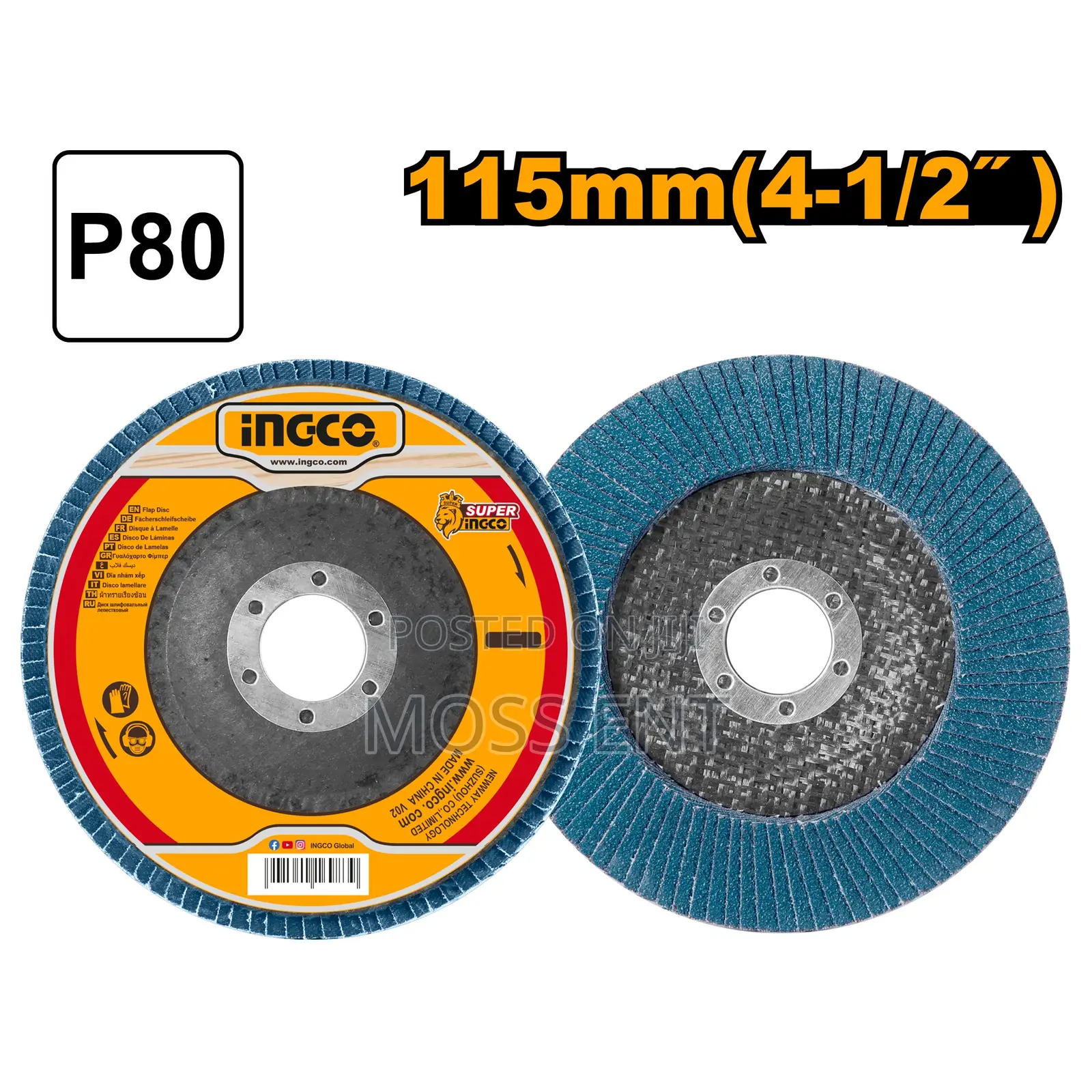 Zirconium Flap Disc P80 - Fdz1153