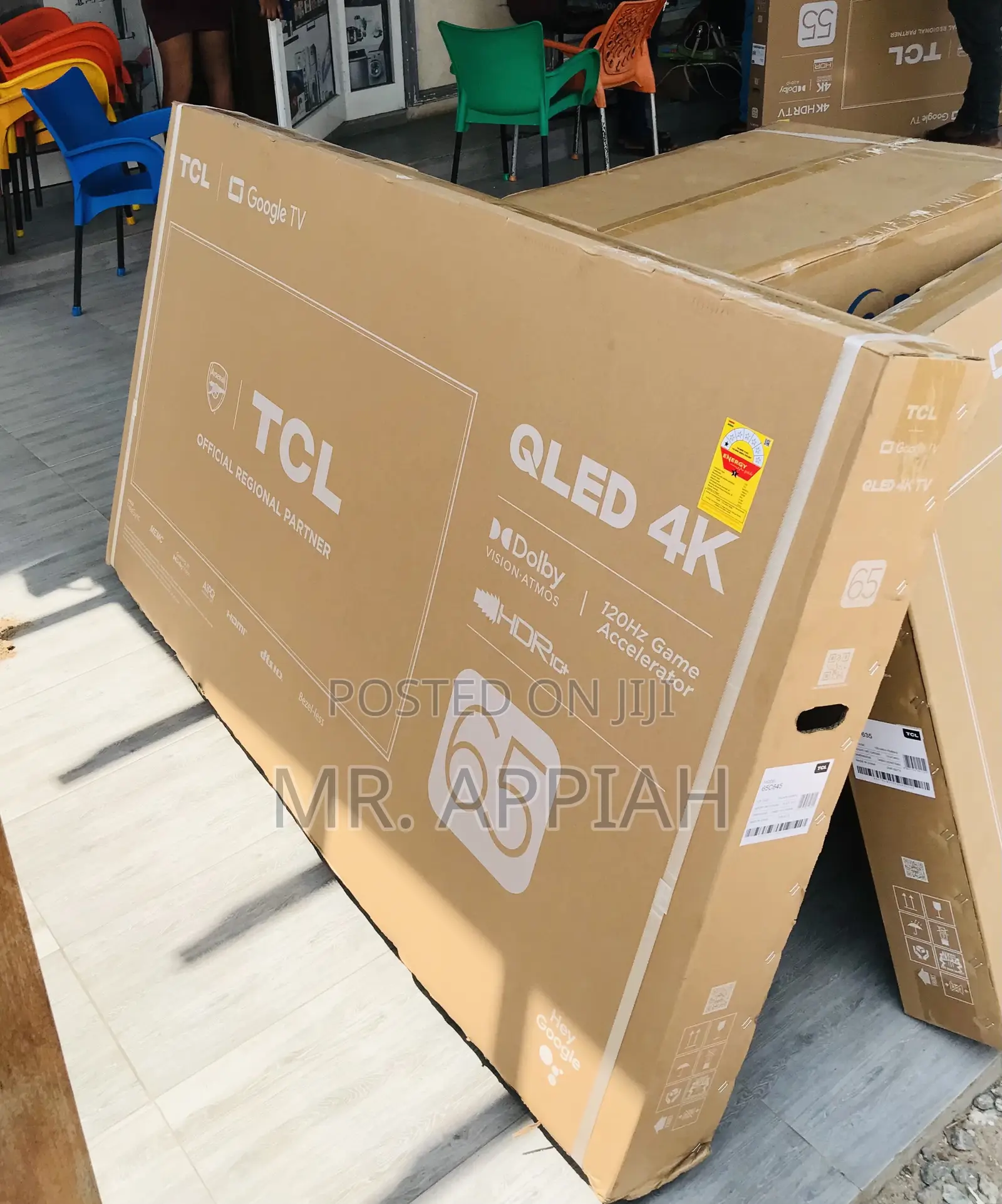 Qled 55 Inch TCL 55c645 HDR Smart Android Television.