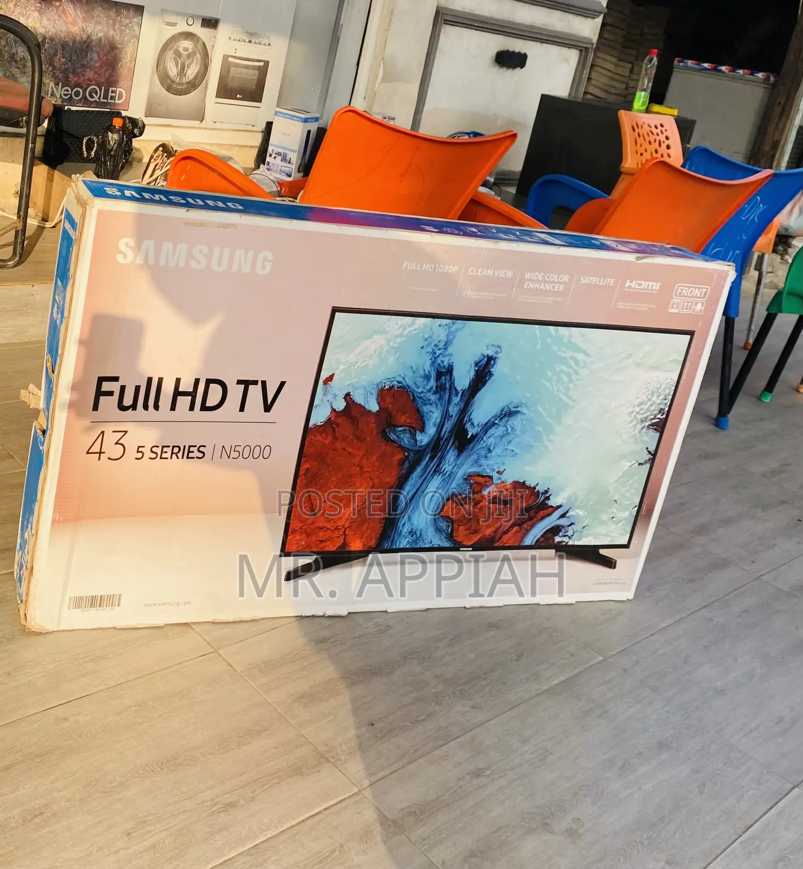 Classic Design Samsung 43 Inch Flat Full HD Tv(43N5000)
