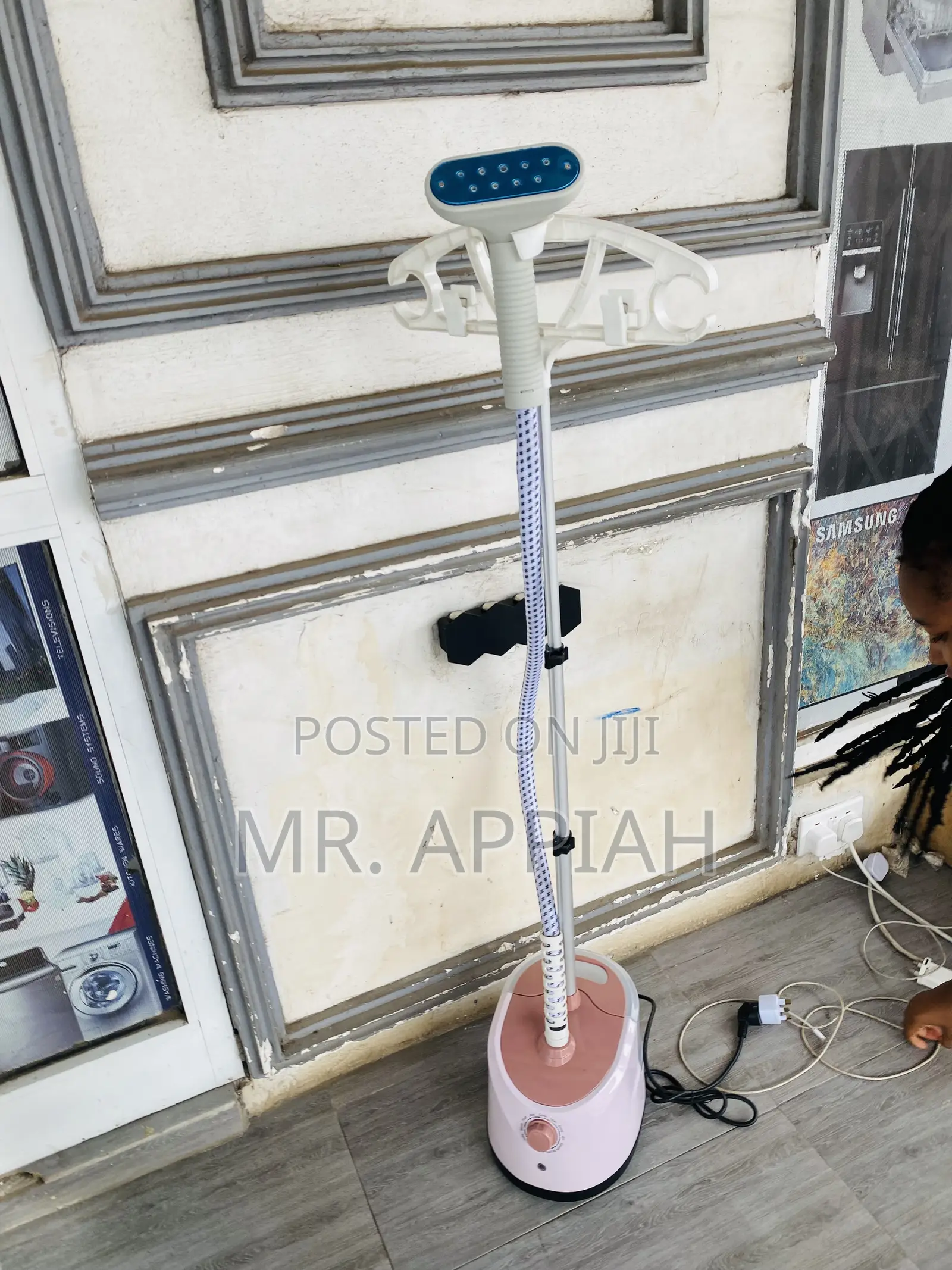 Energy Saving Standing Electric Garment Steamer.