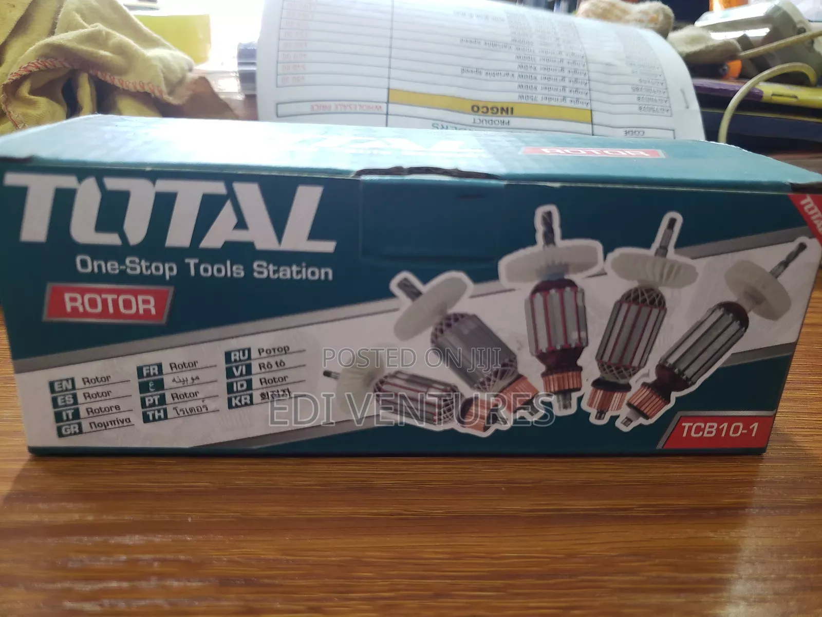 Total 1010W Angle Grinder Armature