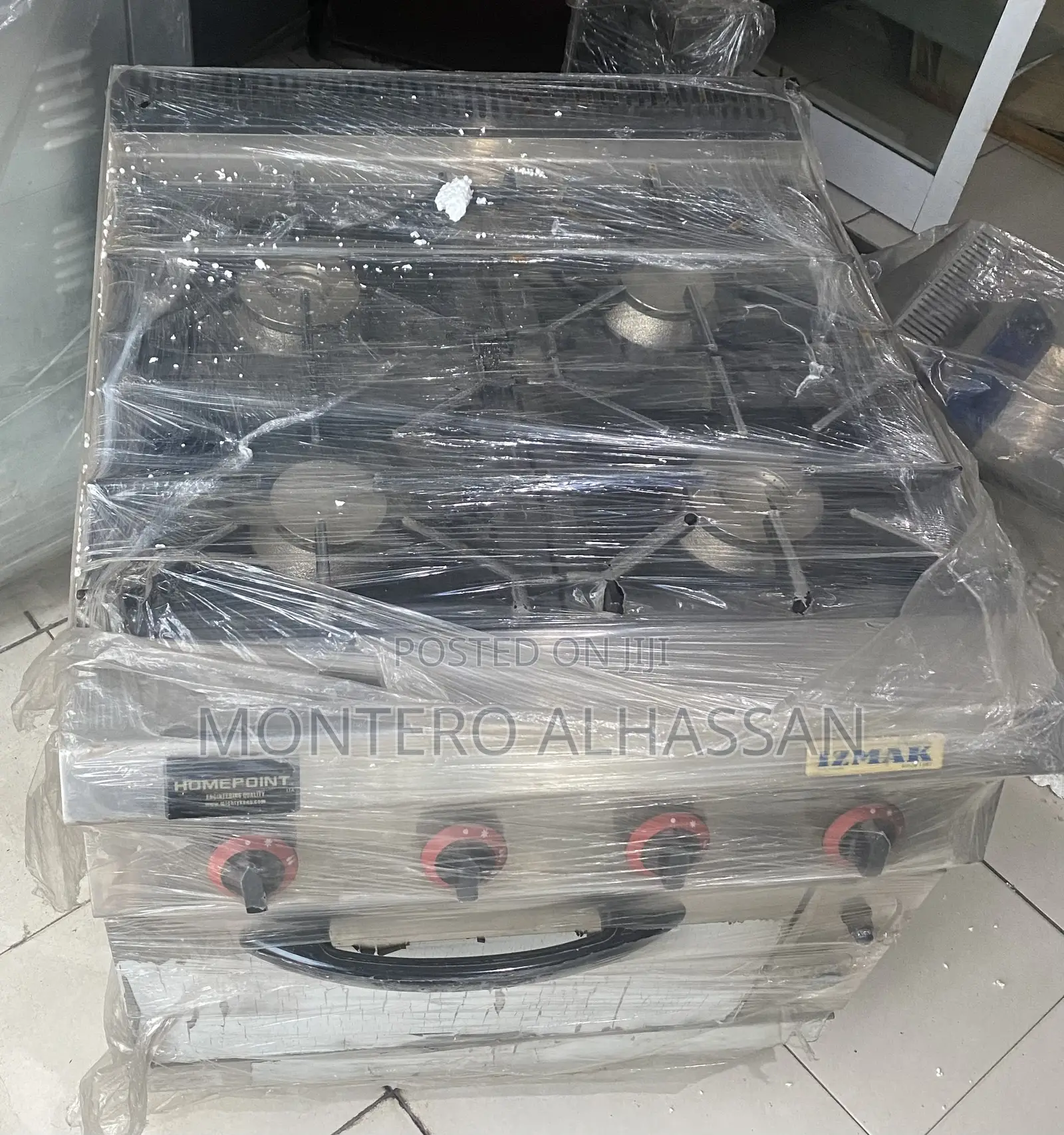 Commercial 4 Gas Burner With Oven