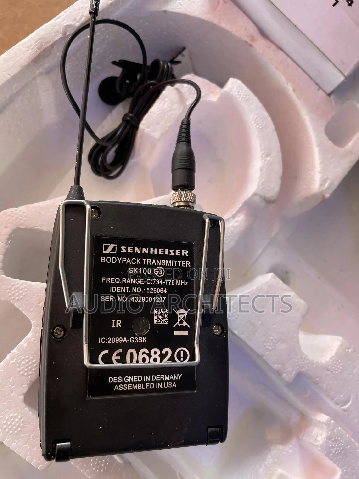 Shennheiser Ew100g3 Wireless Lapel Microphone