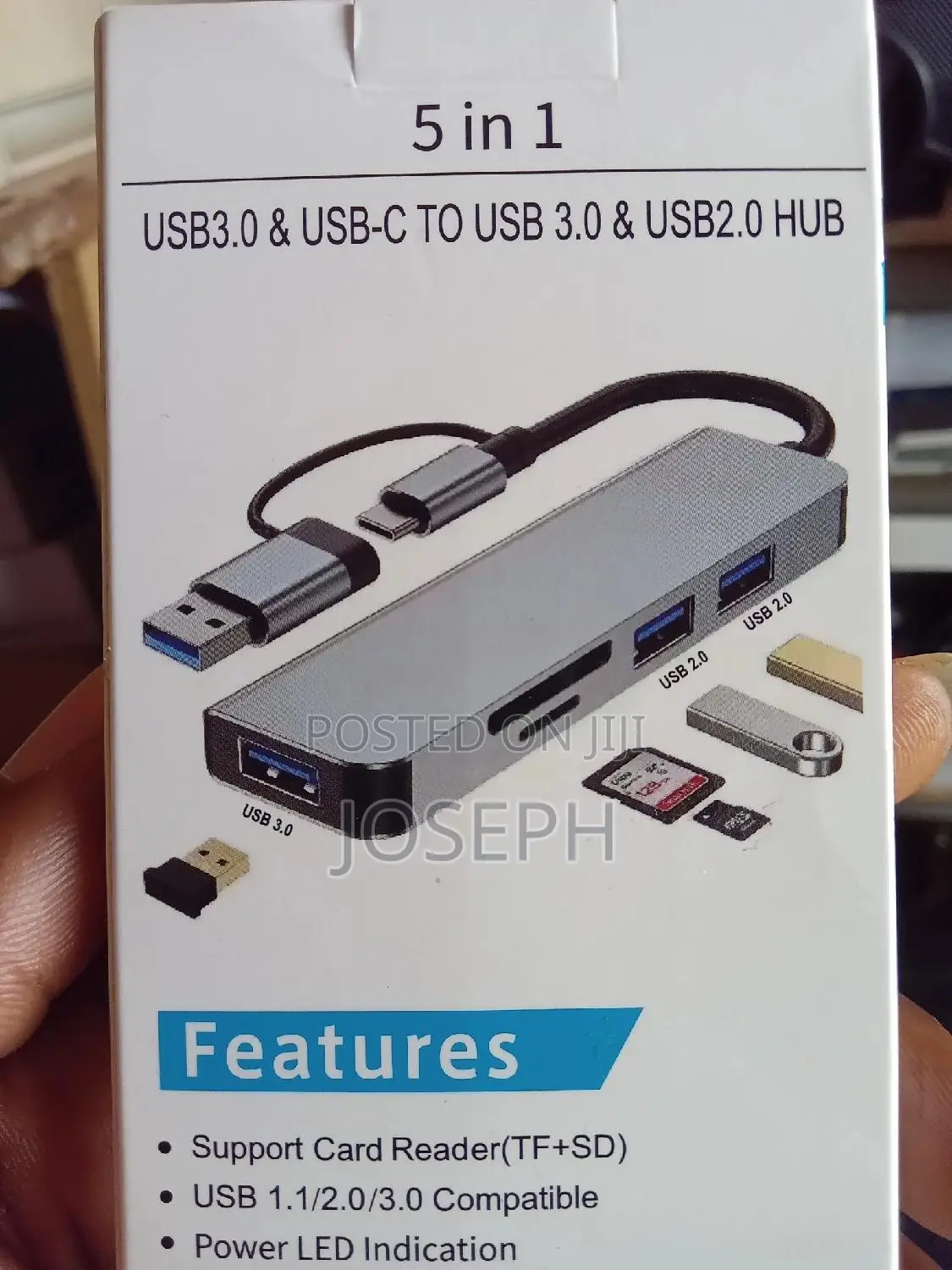 Type C Usb Hub 5 in 1