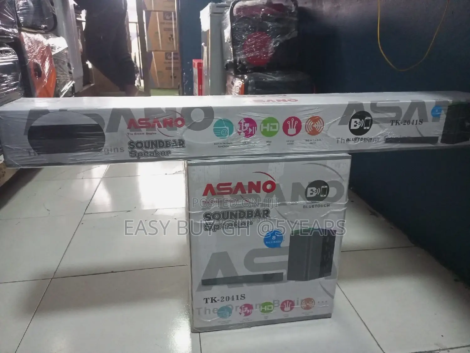Asano TK 2041S Soundbar With Subwoofer USB HDMI Bluetooth