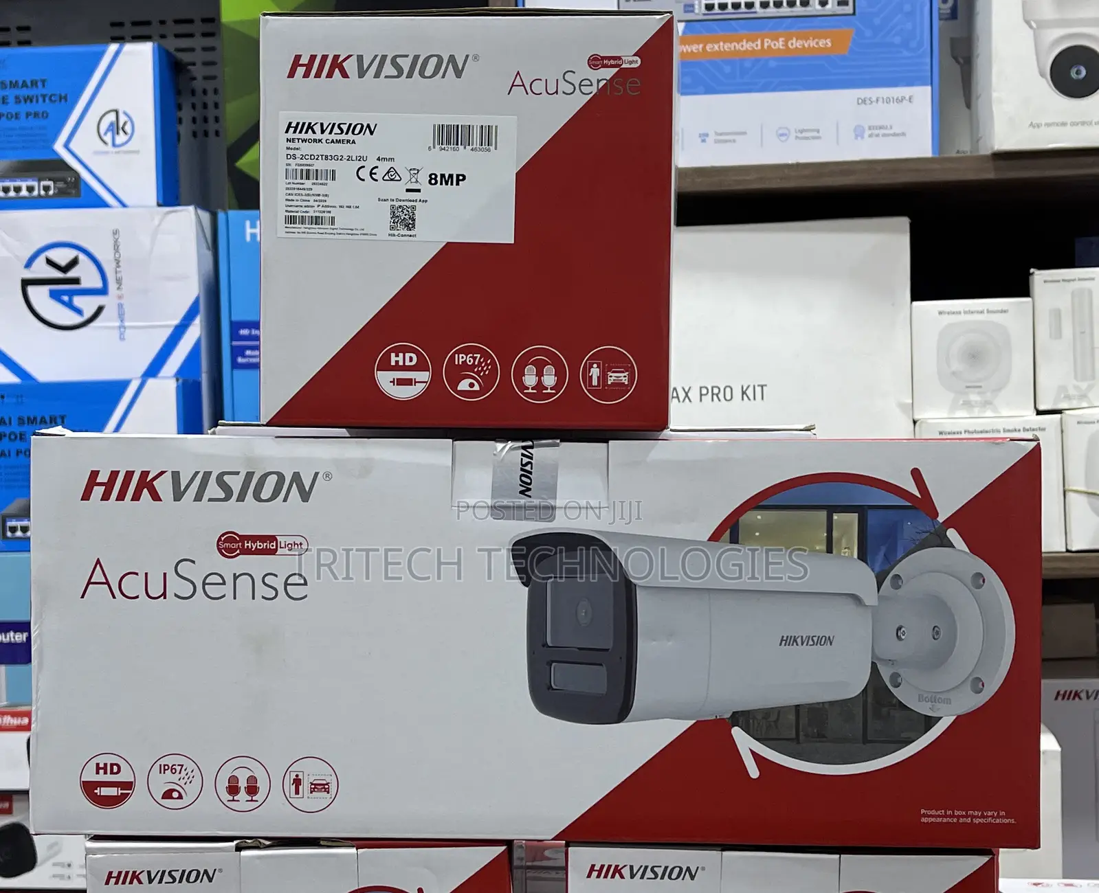 Hikvision 8mp Acusense Smart Hybrid(Colorvu)Ds-2cd2t83g2-2li