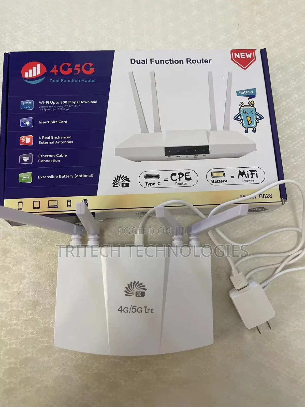 4G LTE Wireless Is Router Modem B828 Dual Router