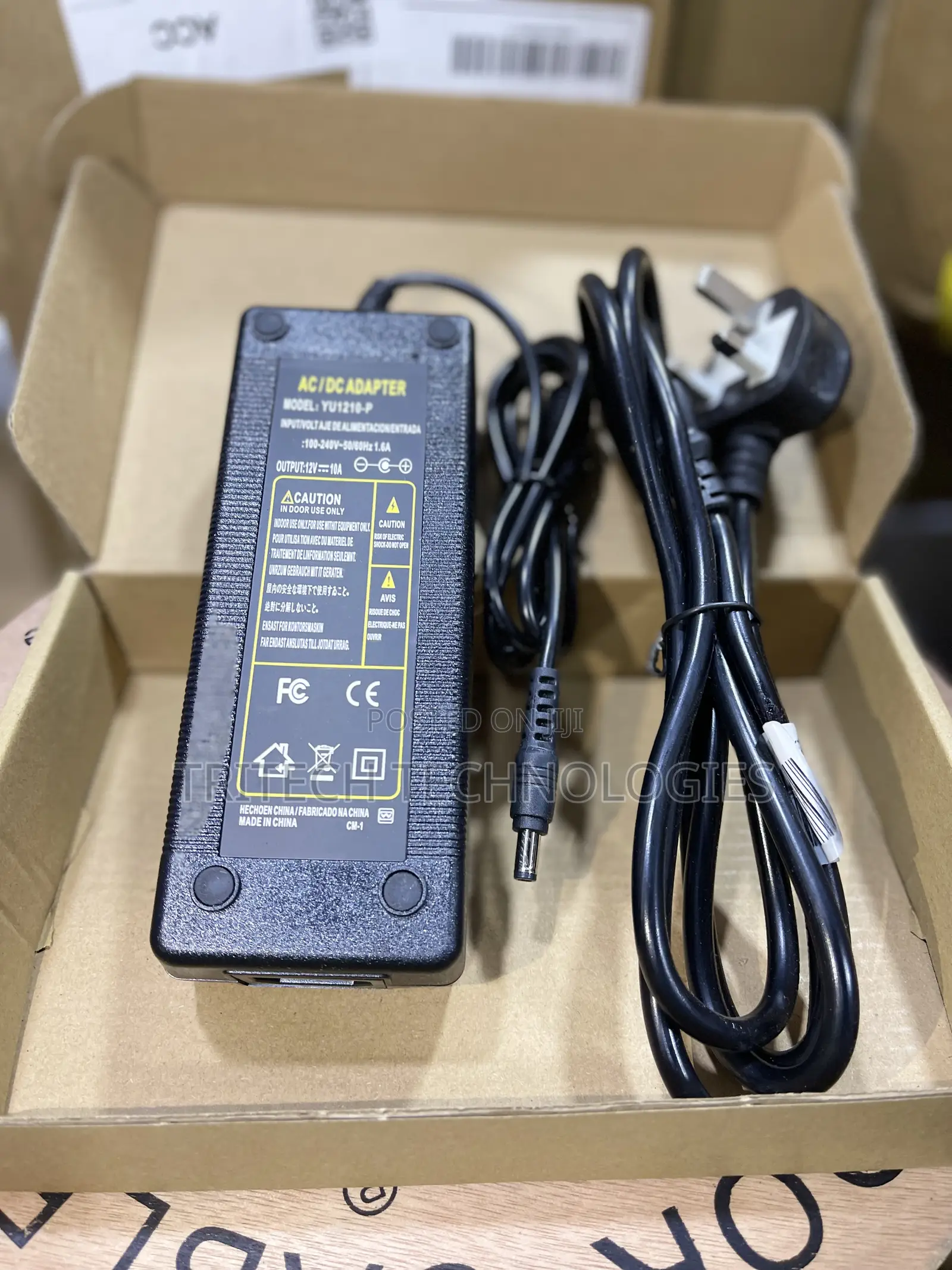 CCTV Power Adapter 12V10A With Adapter Cable