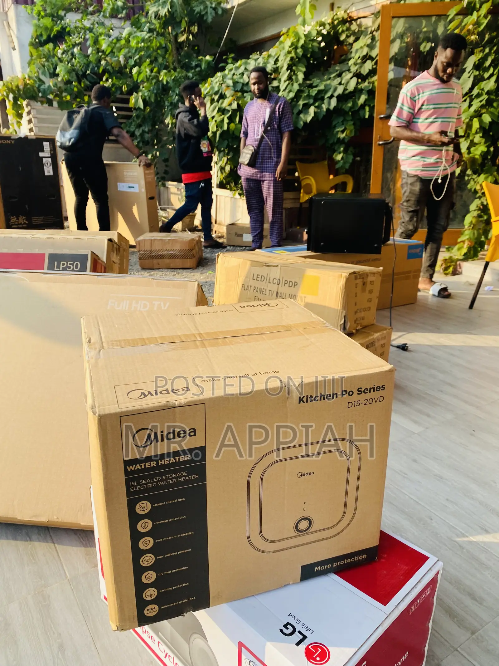 Sealed in Box Midea D15-20vd Water Heater .