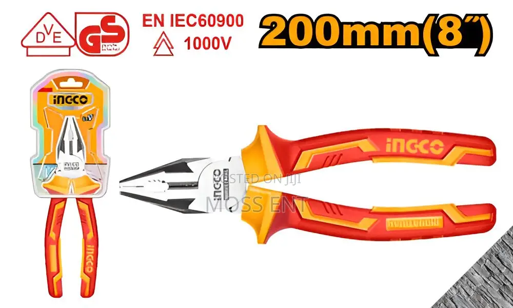 Insulated Combination Pliers 8" - Hicp28208