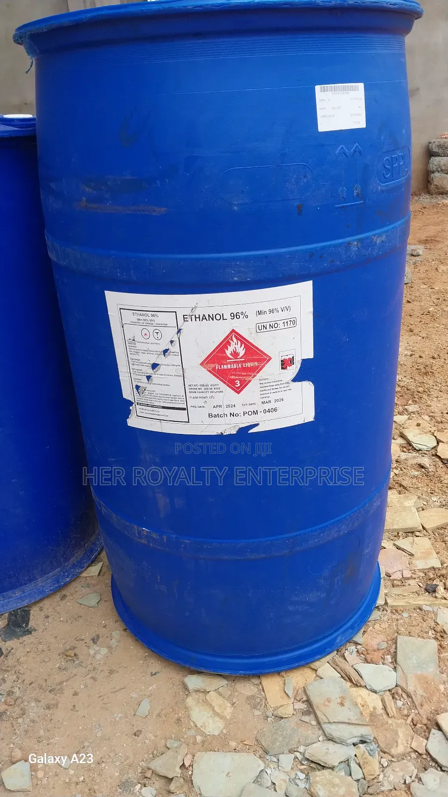 Ethanol 250 Liter