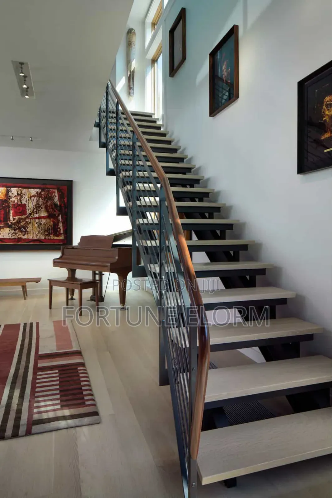 Metal Stairs.