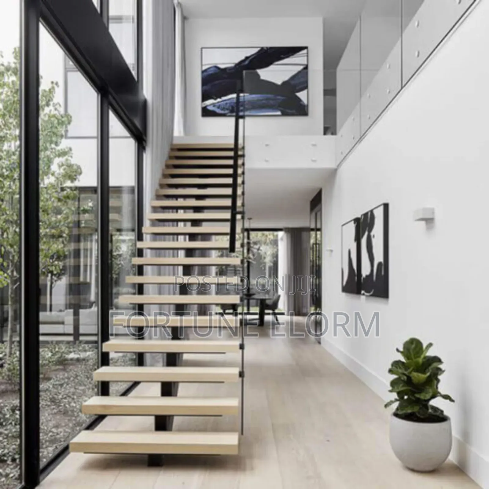 Metal Stairs.