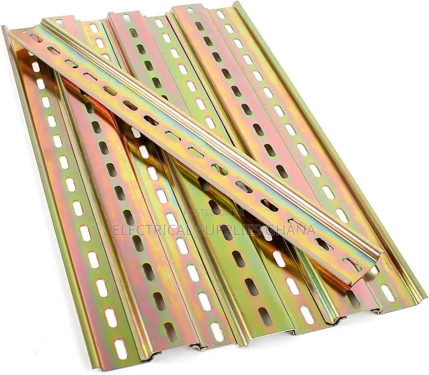 Steel Slotted Din Rail for Electrical Panel Mounting