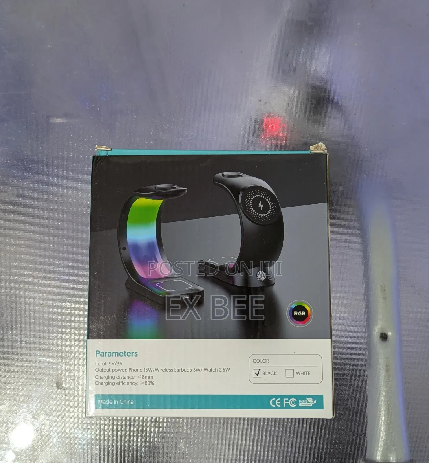 3 in 1 RGB Light Magnetic Wireless Charger