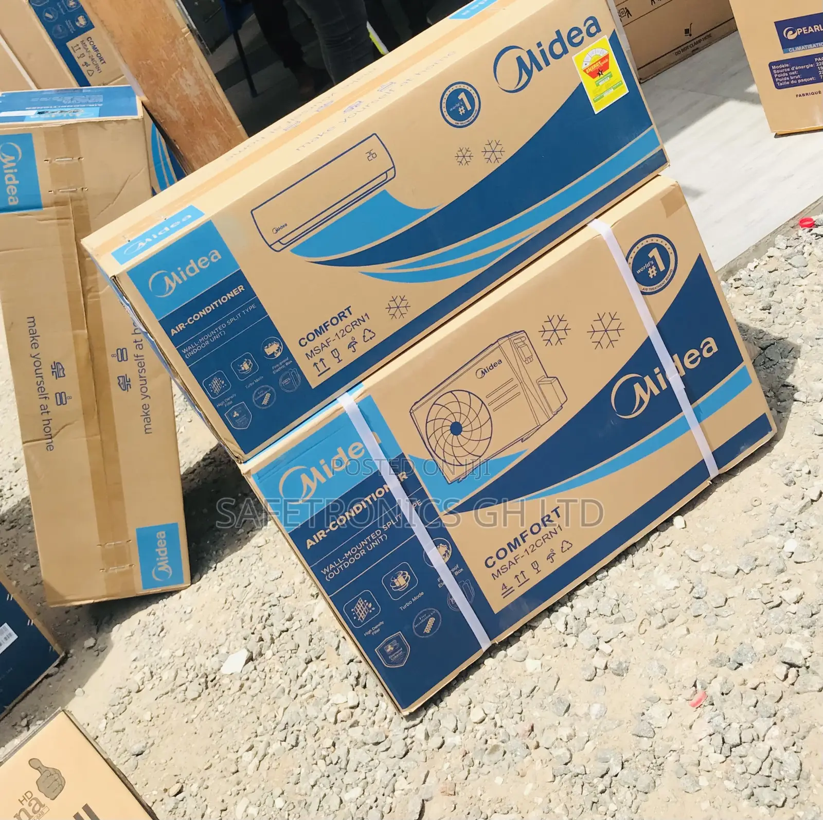 Brand New R410 Gas 2.5hp (White) Midea AC