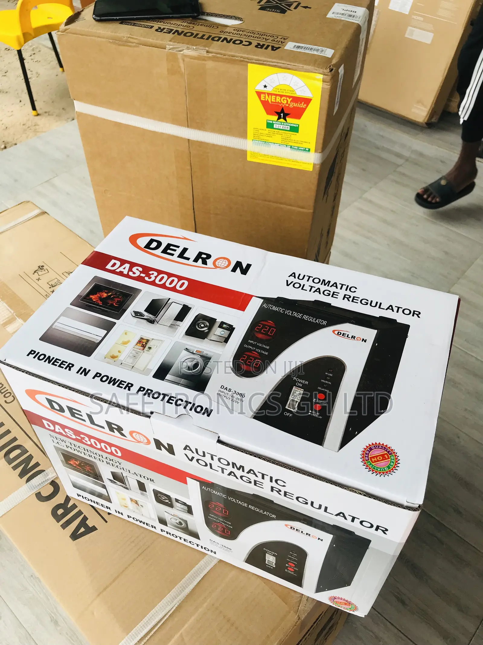 Available Das-3000 Regulator Voltage Automatic Delron 