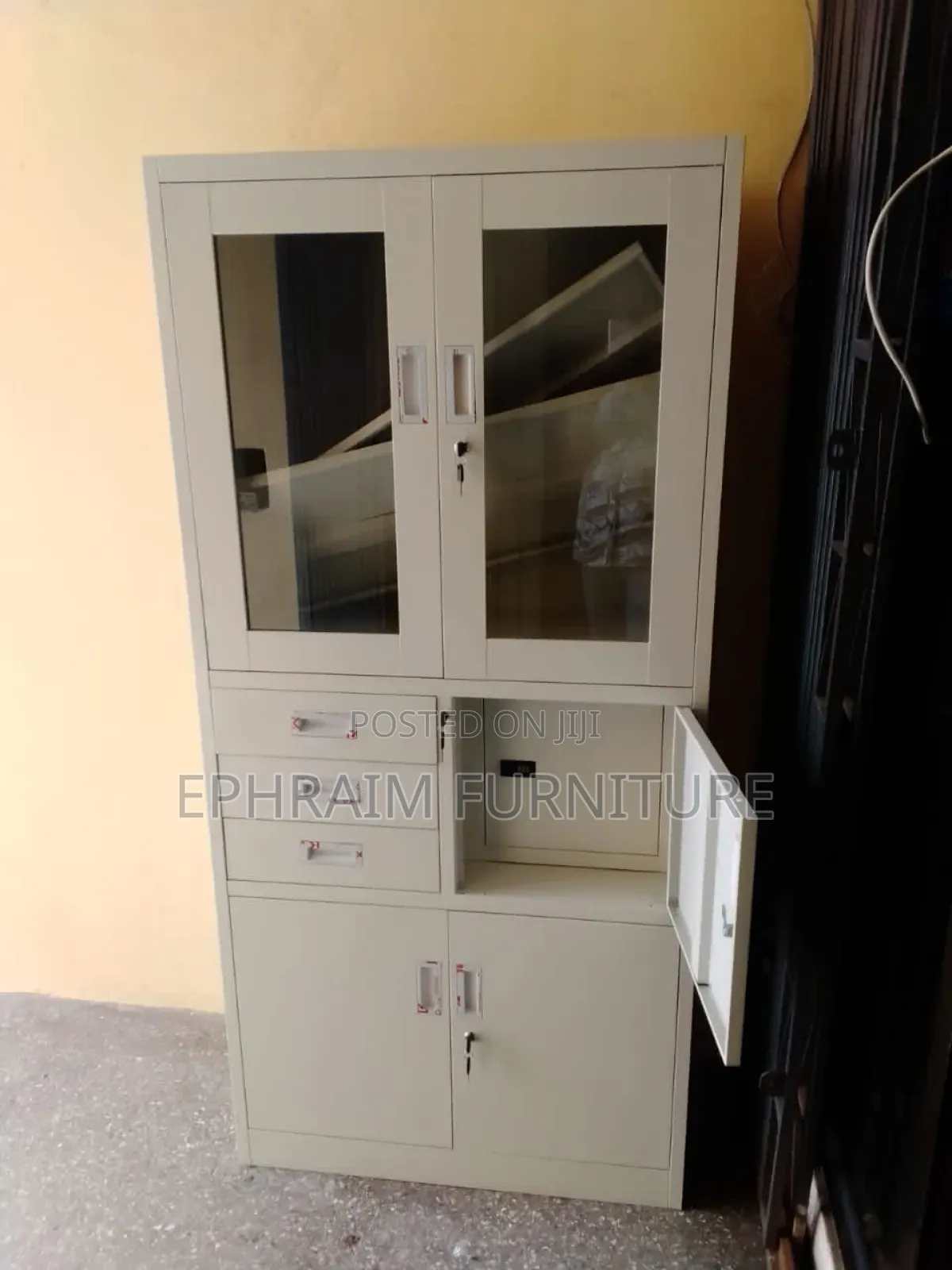 Metal Cabinet With Safe