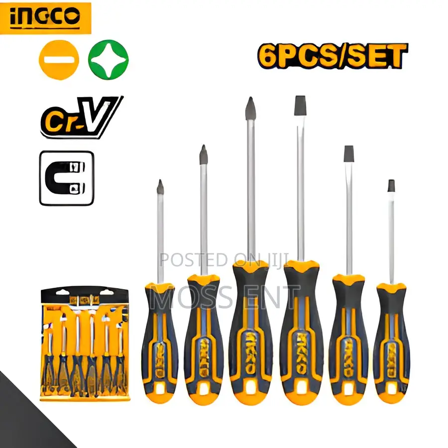 6 PCS Screwdriver Set S2 - Hksds0628