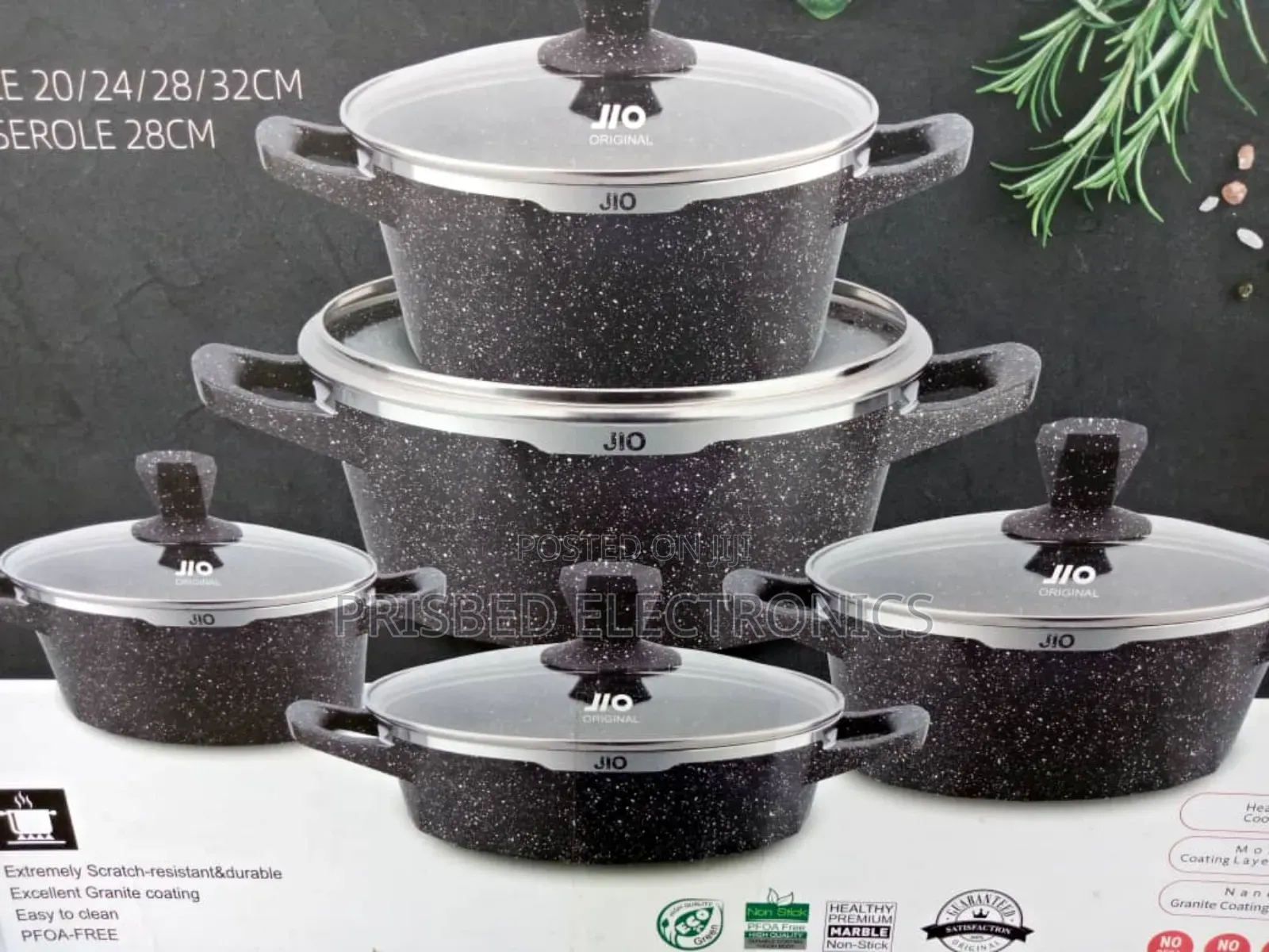 JIO Original 10PCS Casserole Cookware