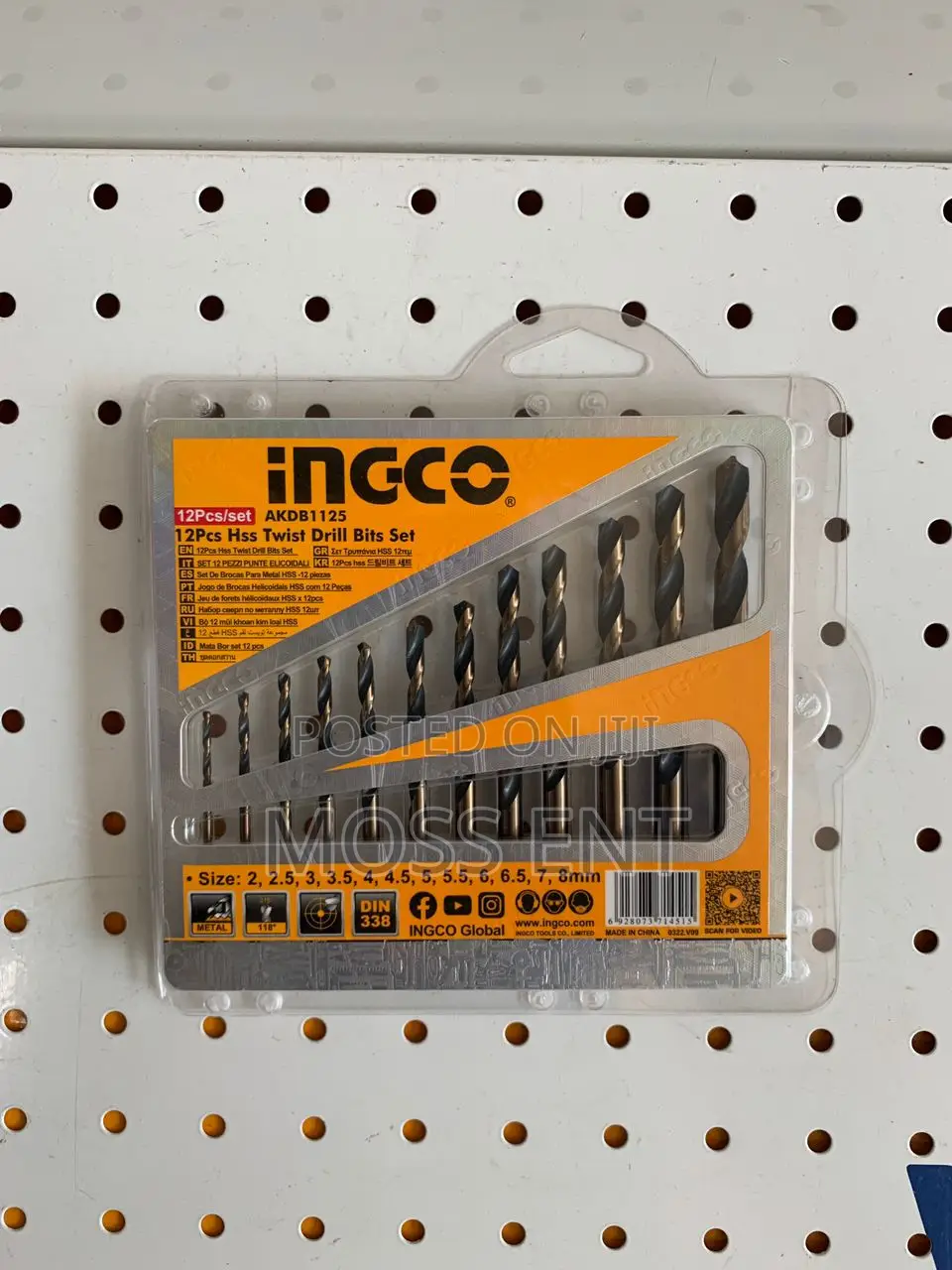12pcs HSS Twist Drill Bits Set - Akdb1125