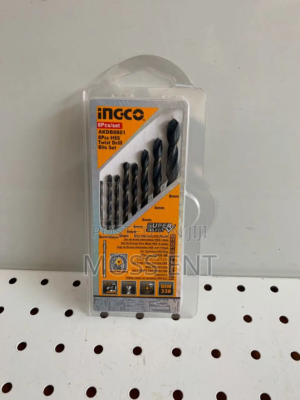 8pcs HSS Twist Drill Bits Set - Akdb0801