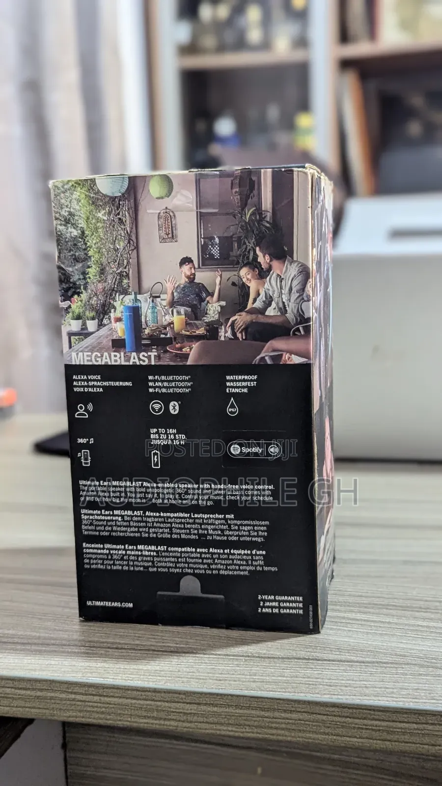 Ultimate Ears Megablast Portable Smart Speaker
