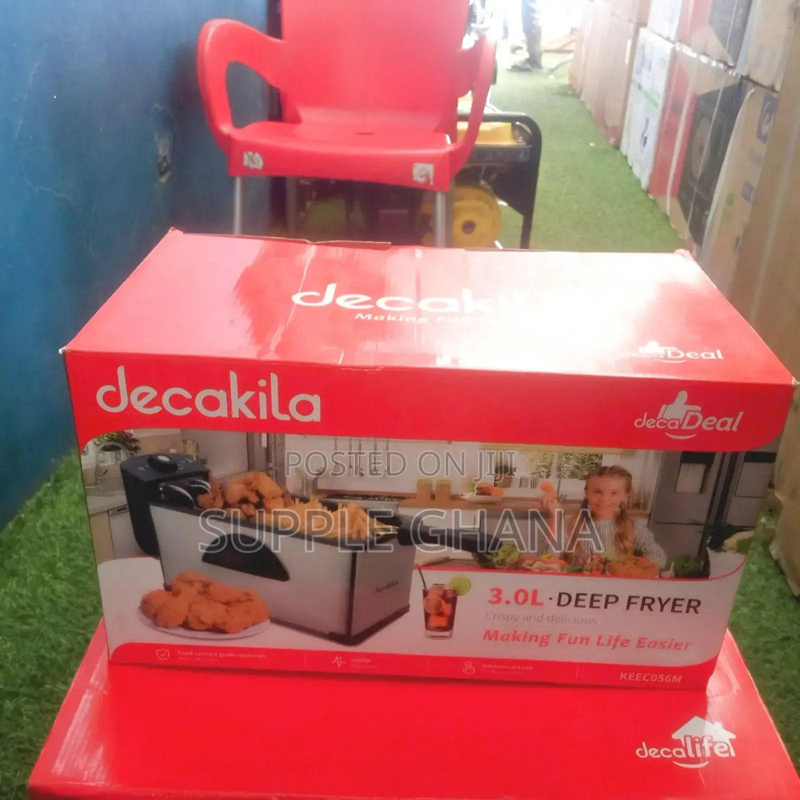 3.0L Deep Fryer Decakila Best Quality Reliable Easier Good