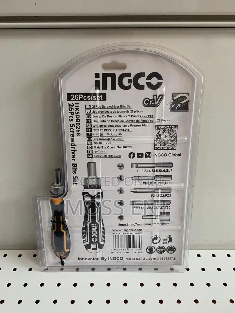 26 PCS Screwdriver Bit Set - Hksdb0268